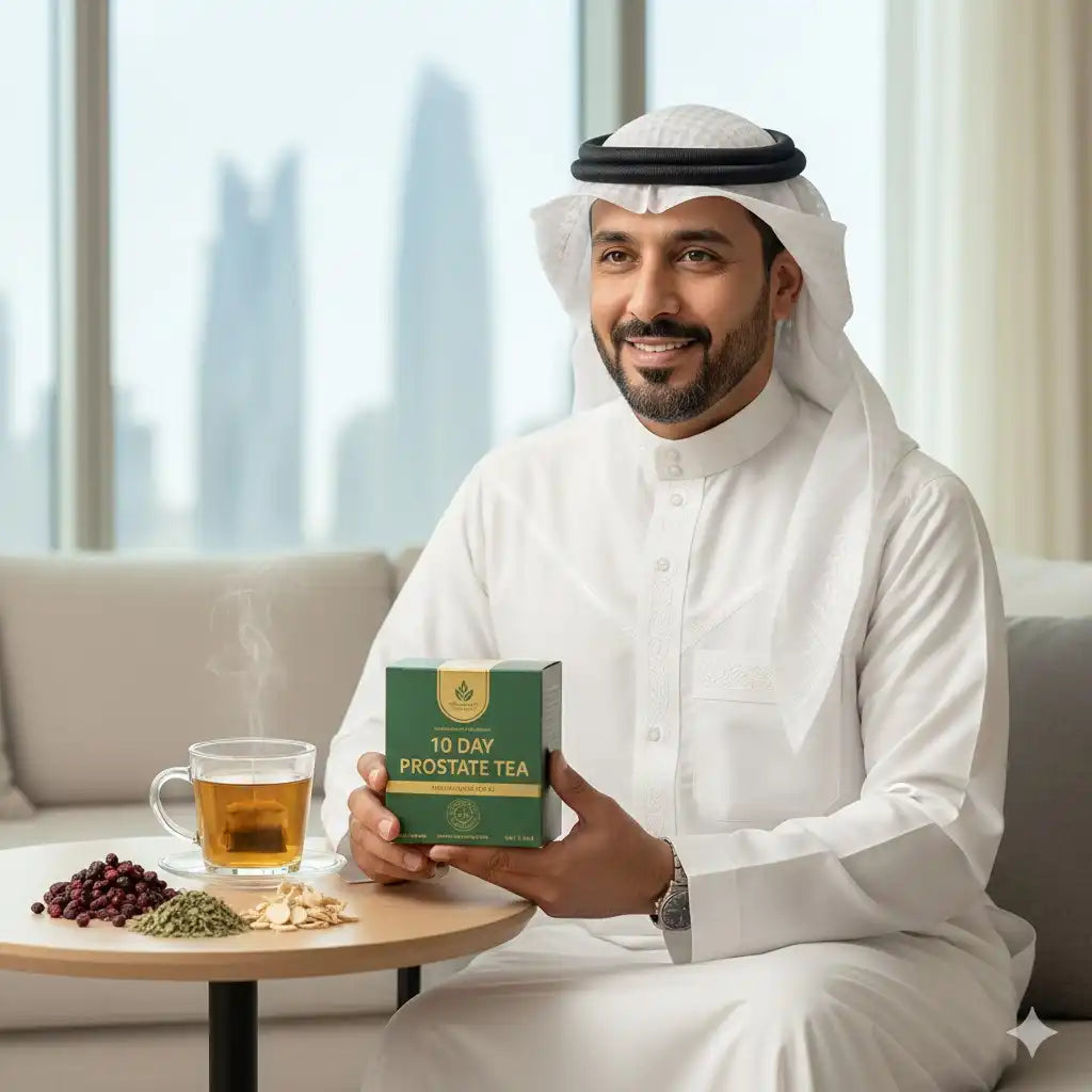 شاي البروستاتا 10 أيام — راحة بولية ملموسة وطمأنينة ترجع لك حياتك